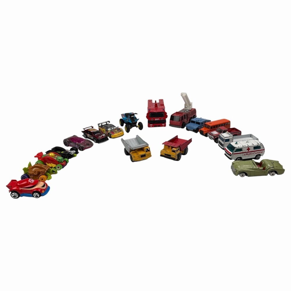 VTG Diecast Metal Plastic Toy Car Truck Mixed Majorette Matchbox Corgi 18 -AS IS